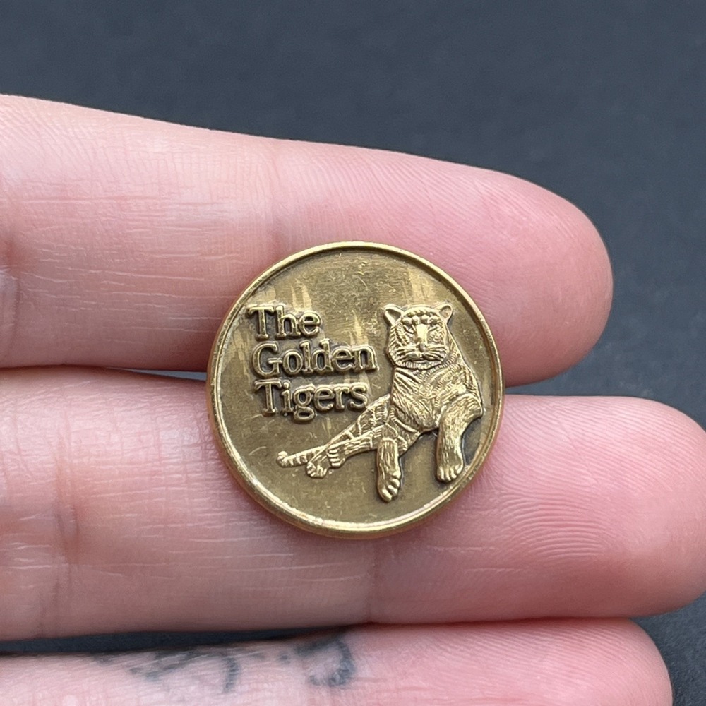 The Golden Tigers Gold Tone Lapel Hat Pin